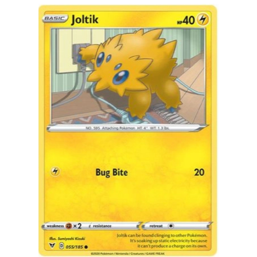 [การ์ดโปเกมอน TCG] Joltik - 055/185 - ทั่วไป