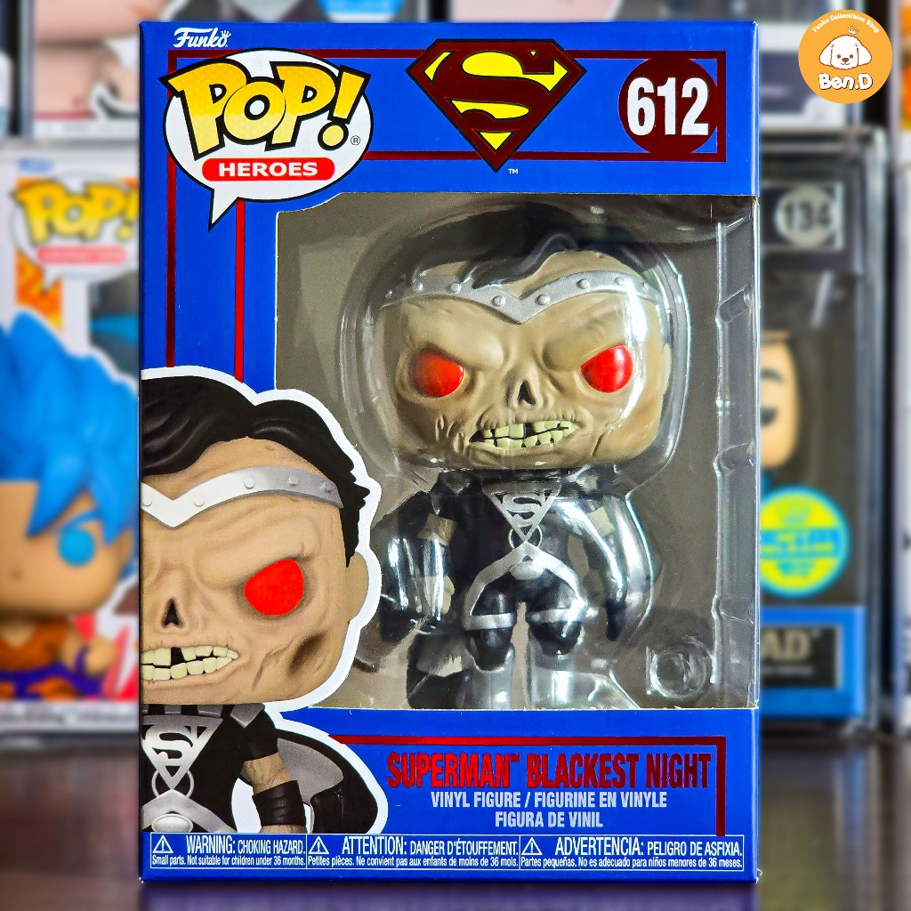 FUNKO ฟังโก้ป๊อป! ฟิกเกอร์ Fiko POP! DC Comics: Superman Through the Age - Superman Blackest Night 6