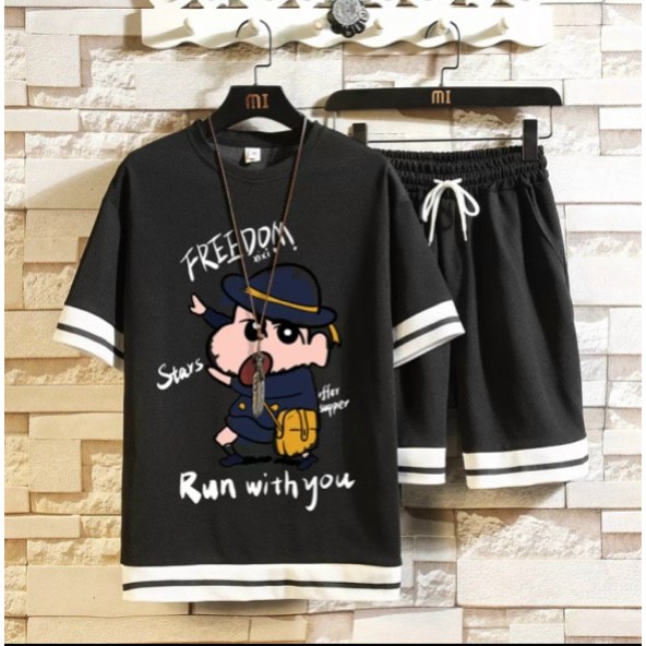 CU SIN Mens and Womens Clothing Set - เสื้อผ้าสี่ฤดูสวยๆ ชุดใส่อยู่บ้านและออกสี่สี (TAM SHOP) L