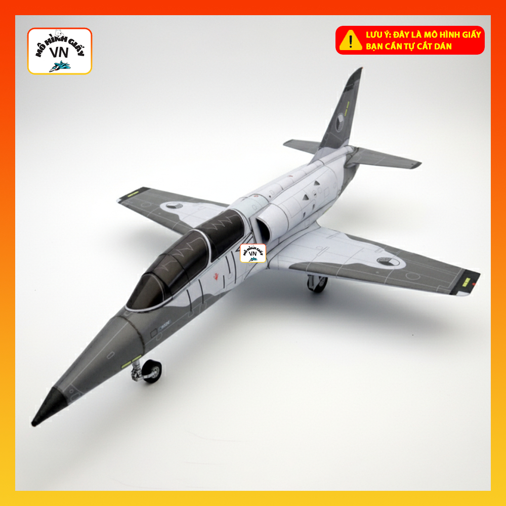 L-39 Training Plane Assembly Paper Model - MohinhgiayVN