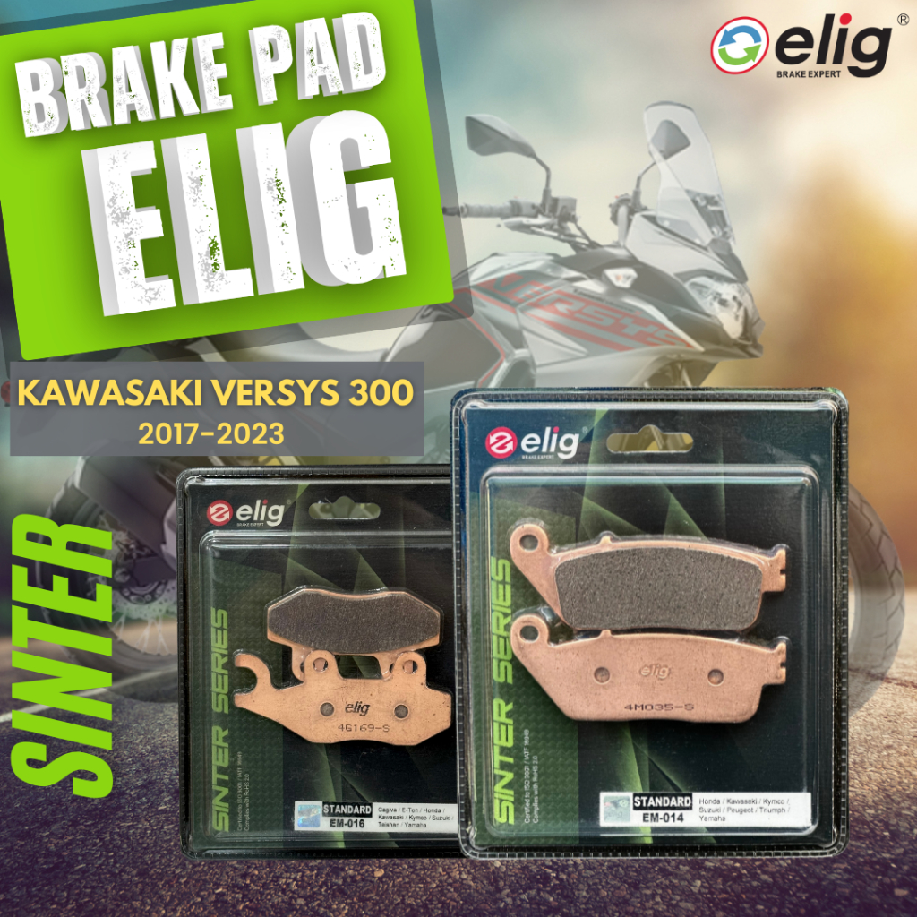 DAD TANG EMIG SINTER KAWASAKI VERSYS 300 2017-2023 (ด้านหน้า EM-014, ด้านหลัง EM-016)