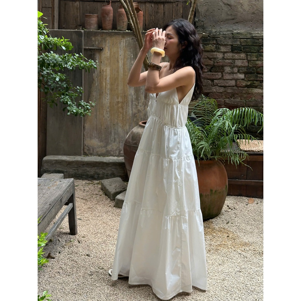 Twila Dress - เดรสผ้าฝ้ายหลวม (POTO ดั้งเดิม)