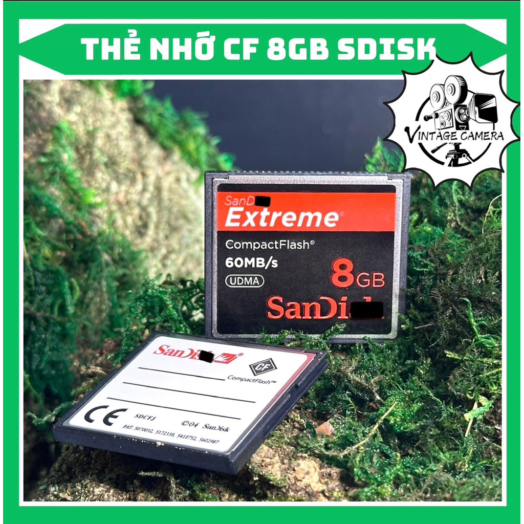 การ์ดหน่วยความจํา SanDisk 8GB CF