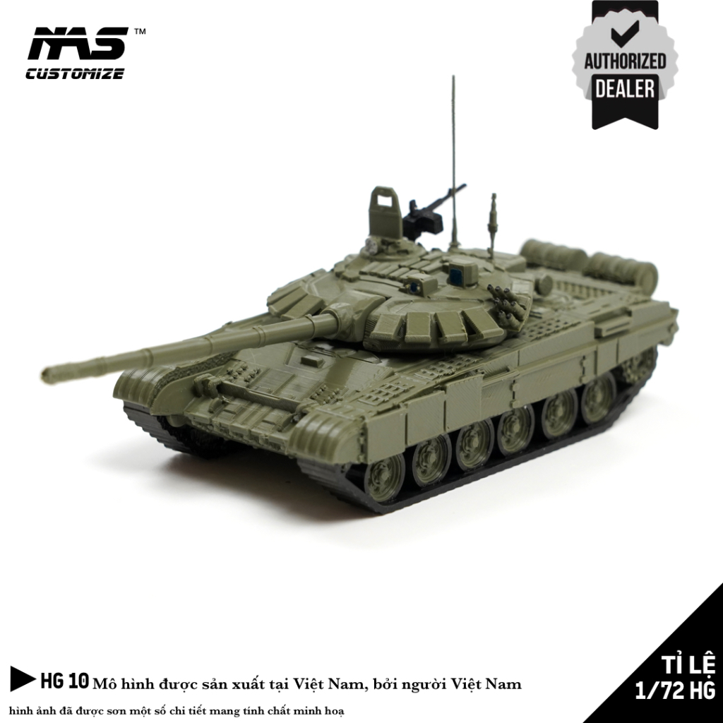 [NAS] รถถังรัสเซีย รุ่น HG T-72B3 สเกล 1/72. โมเดลประกอบถังรัสเซีย T-72B3 สเกล 1:72 HG