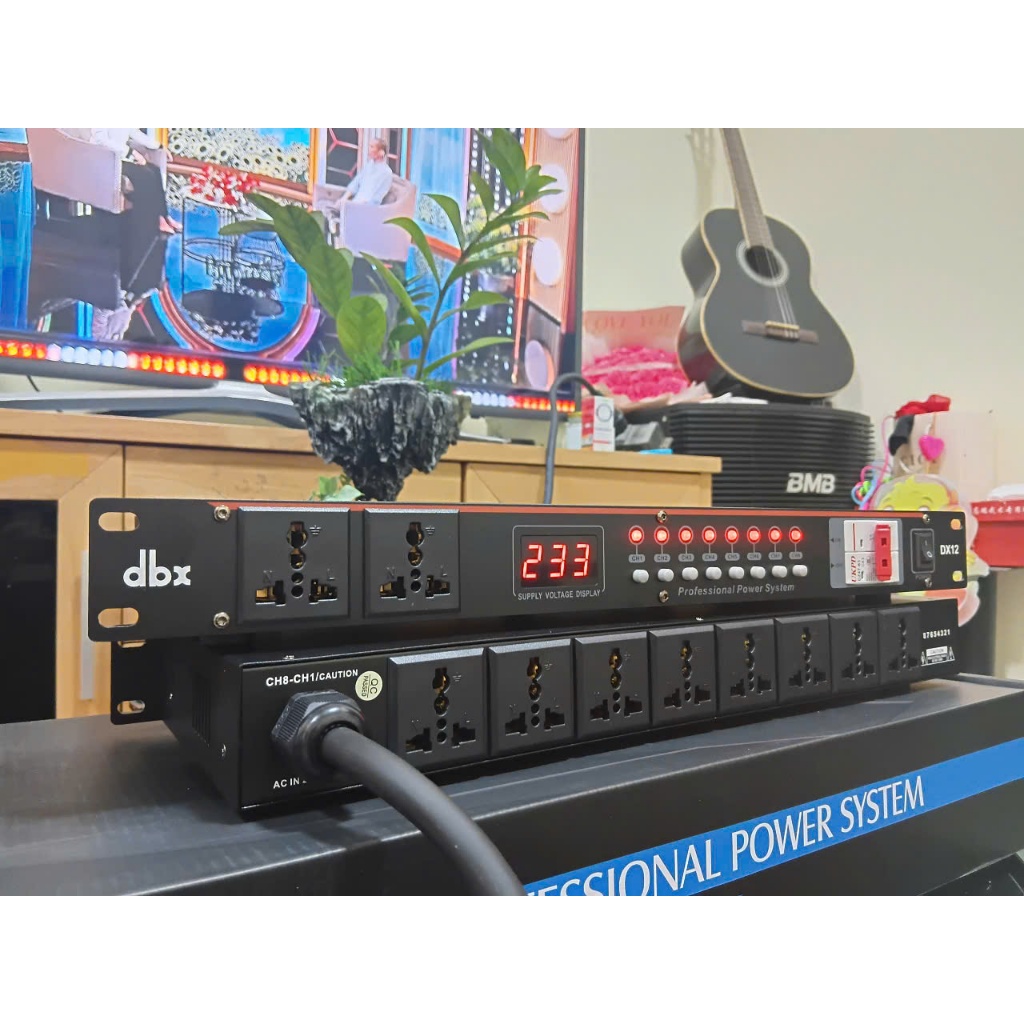 การจัดการพลังงาน DBX DX12 DX 12 plus ตัวแยกไฟ dbx 55plus