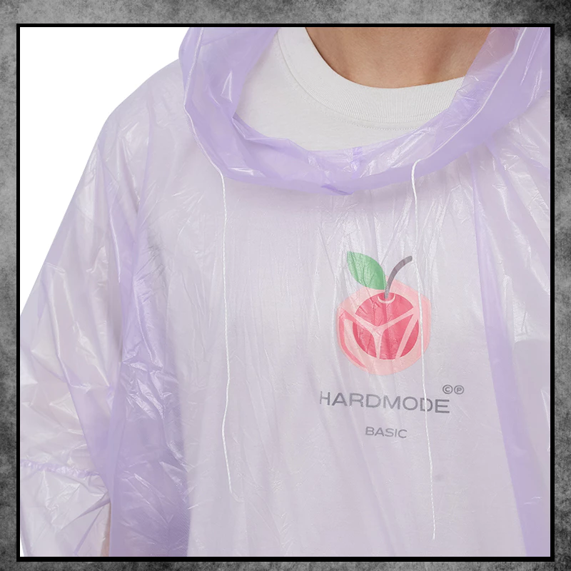 ชุดเสื้อกันฝนผ้าไนล่อน ลายจุดและสีทึบ ใช้ซ้ำได้ 50 ชุด thumbnail 8