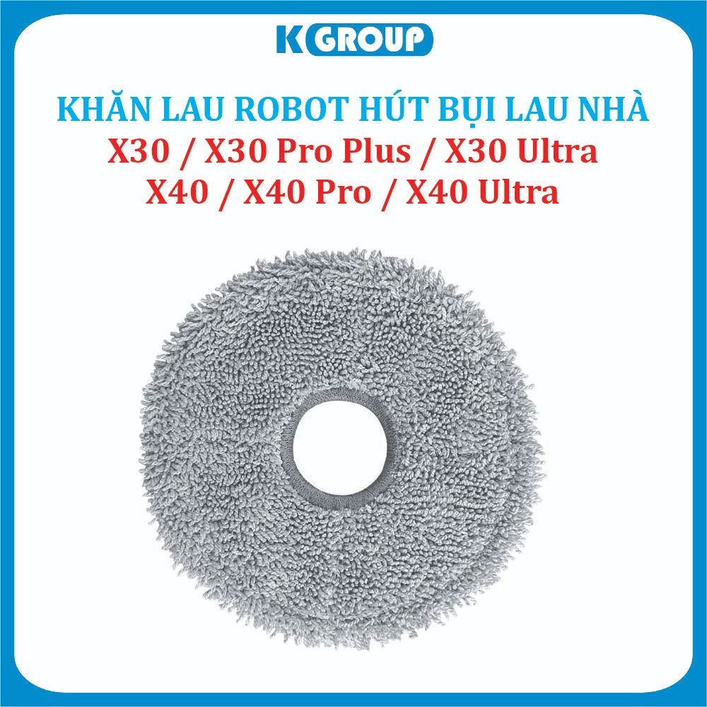 ผ้าทําความสะอาด ม็อบสําหรับเครื่องดูดฝุ่นหุ่นยนต์ Mi Dreame X30/ X30 Ultra, X40/ X40 Ultra