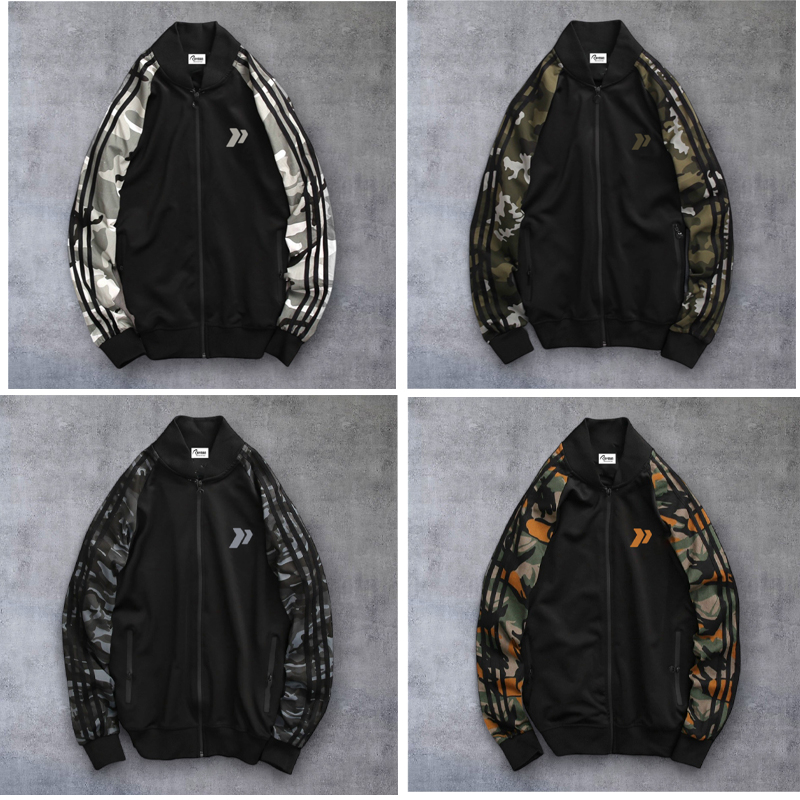 เสื้อแจ็คเก็ตลายพรางผู้ชายสีกากี Rayman RURUMEN VNXK เสื้อแจ็คเก็ตลายทหารลายพราง - AK072