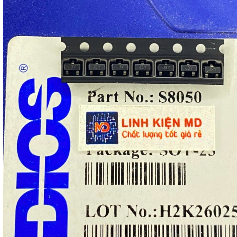 S8050 J3Y DIOS TO-92/SOT-23 (แพ็ค 50 ชิ้น)