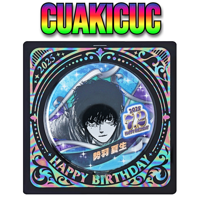 [READY INSTALLED/GENUINE] ป้าย Natsuki Seba Birthday 2025 - สินค้าแสดงผลระดับพรีเมียม - วัน Sakamoto