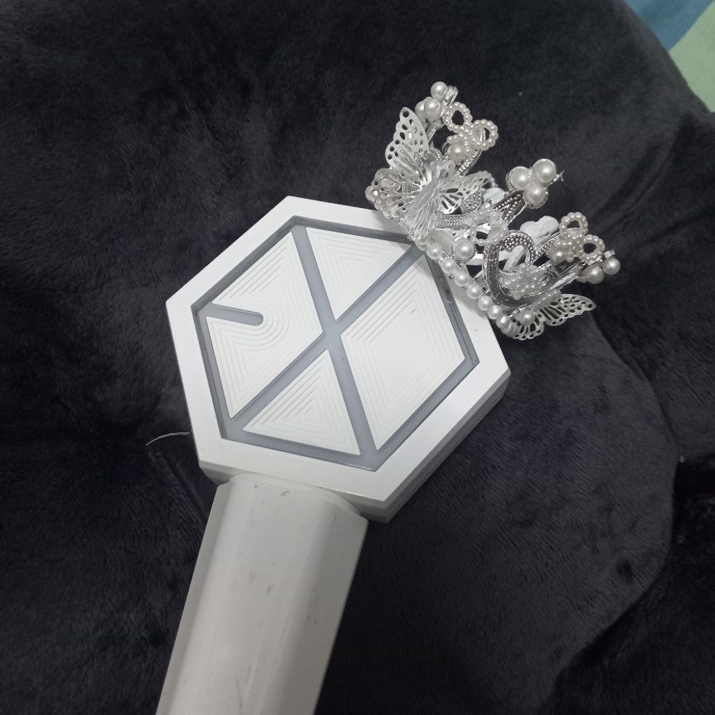 หยกผีเสื้อ LIGHTSTICK CROWN - มงกุฎไฟ ENHYPEN BND TXT BTS EXO TWS SKZ ILLIT IVE IDLE PLAVE BABYMONST