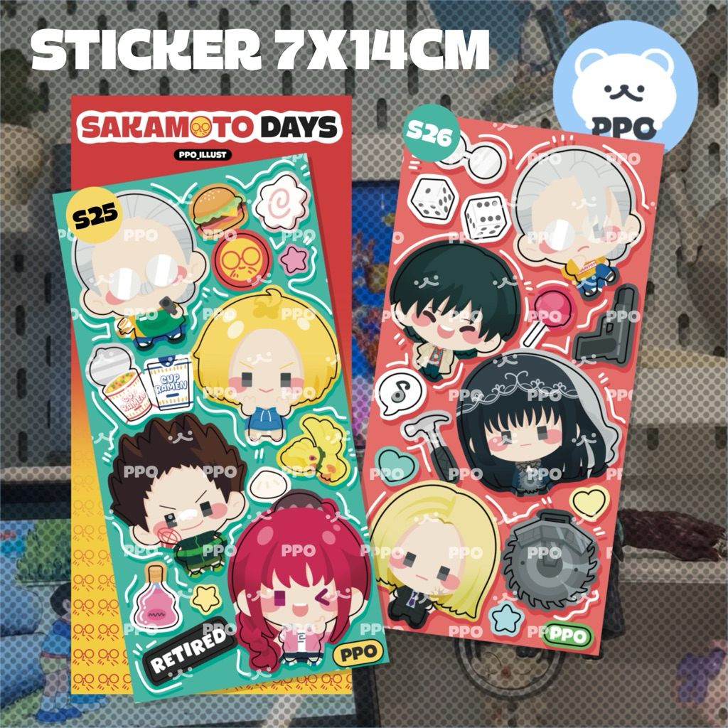 พีโป | สติ๊กเกอร์ Sakamoto Days 7x14cm