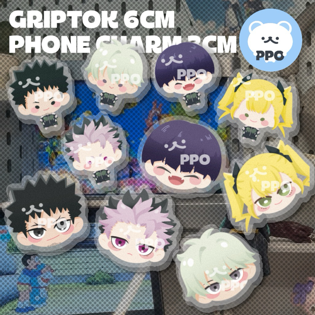 พีโป | Griptok Kaiju no 8 ที่วางโทรศัพท์ พวงกุญแจขนาดเล็ก 3 ซม. น่ารัก