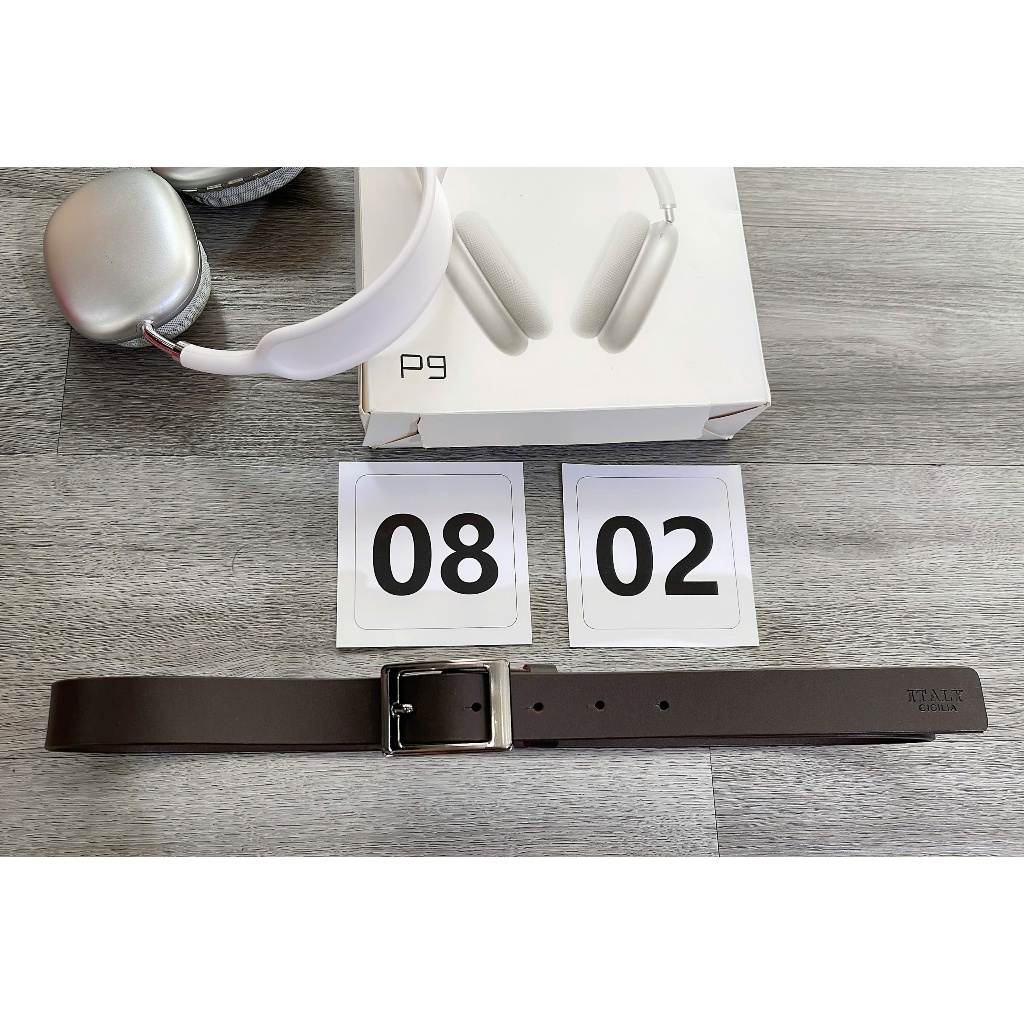 Nich08-[ รุ่น 3 ซม.] เข็มขัด BIGSIZE พร้อมหัวเข็มขัดโลหะ เข็มขัดหนังทนทาน เข็มขัดแท้สวย -Nich08