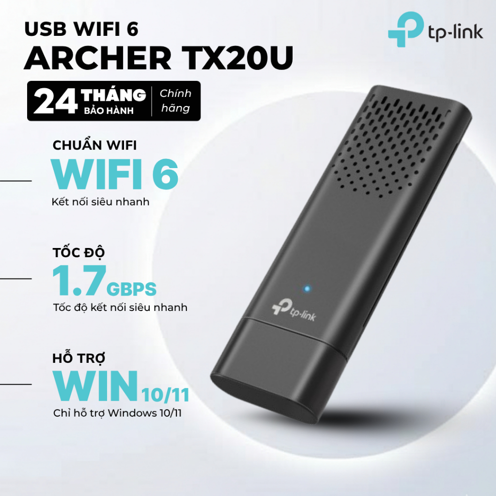 TP-Link Archer TX20U / TX20U Nano / TX20U Plus อะแดปเตอร์ USB WiFi 6, AX1800 Dual Band