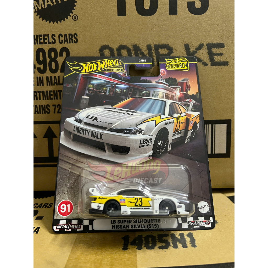 LeHuong Diecast - Hot Wheels Premium LB SUPER SILHOUETTE NISSAN SILVIA (S15)