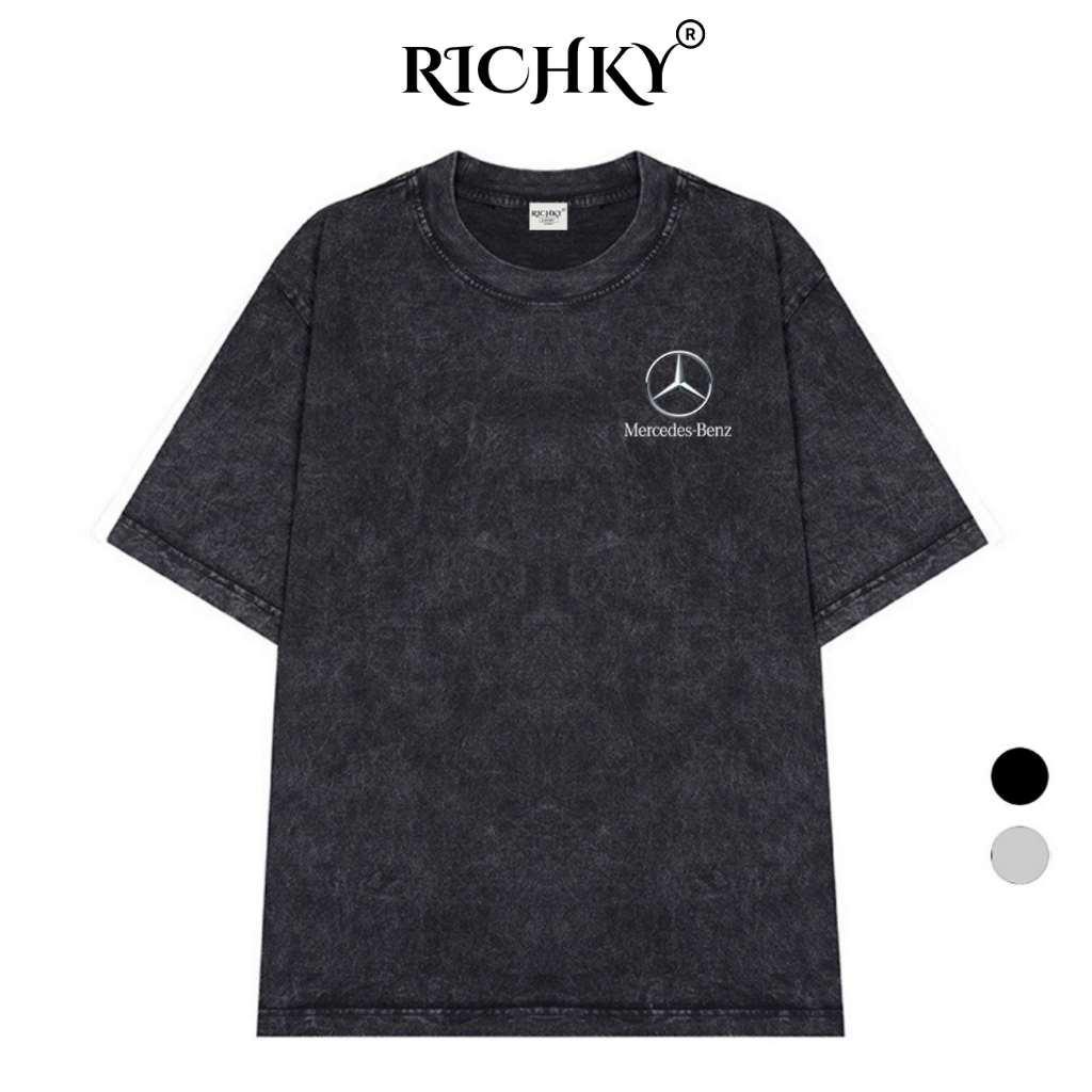 Wash Richky Premium Tee Tee Logo ซ้าย Mercedess Maybach Luxury Car