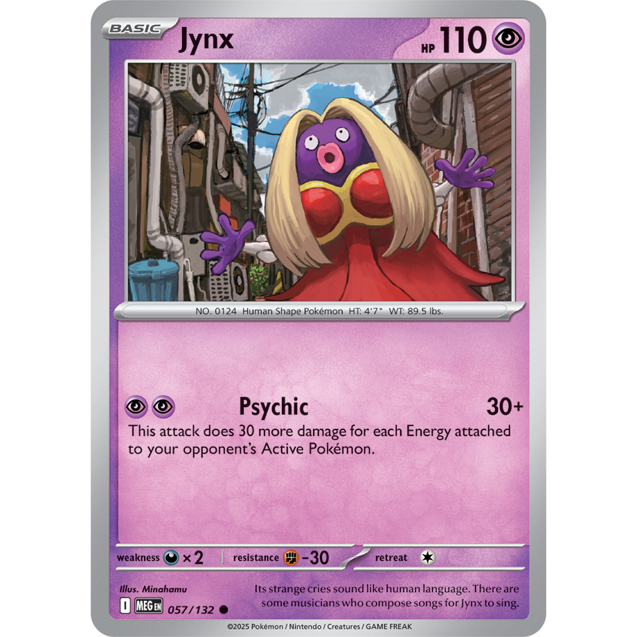 [KW2 Pokemon] [EN] การ์ด 057/132 - Jynx - MEGEN