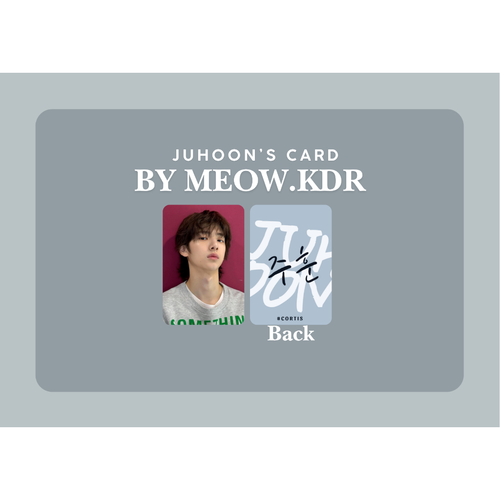 Juhoon (CORTIS) ชุดการ์ดมุมมน -