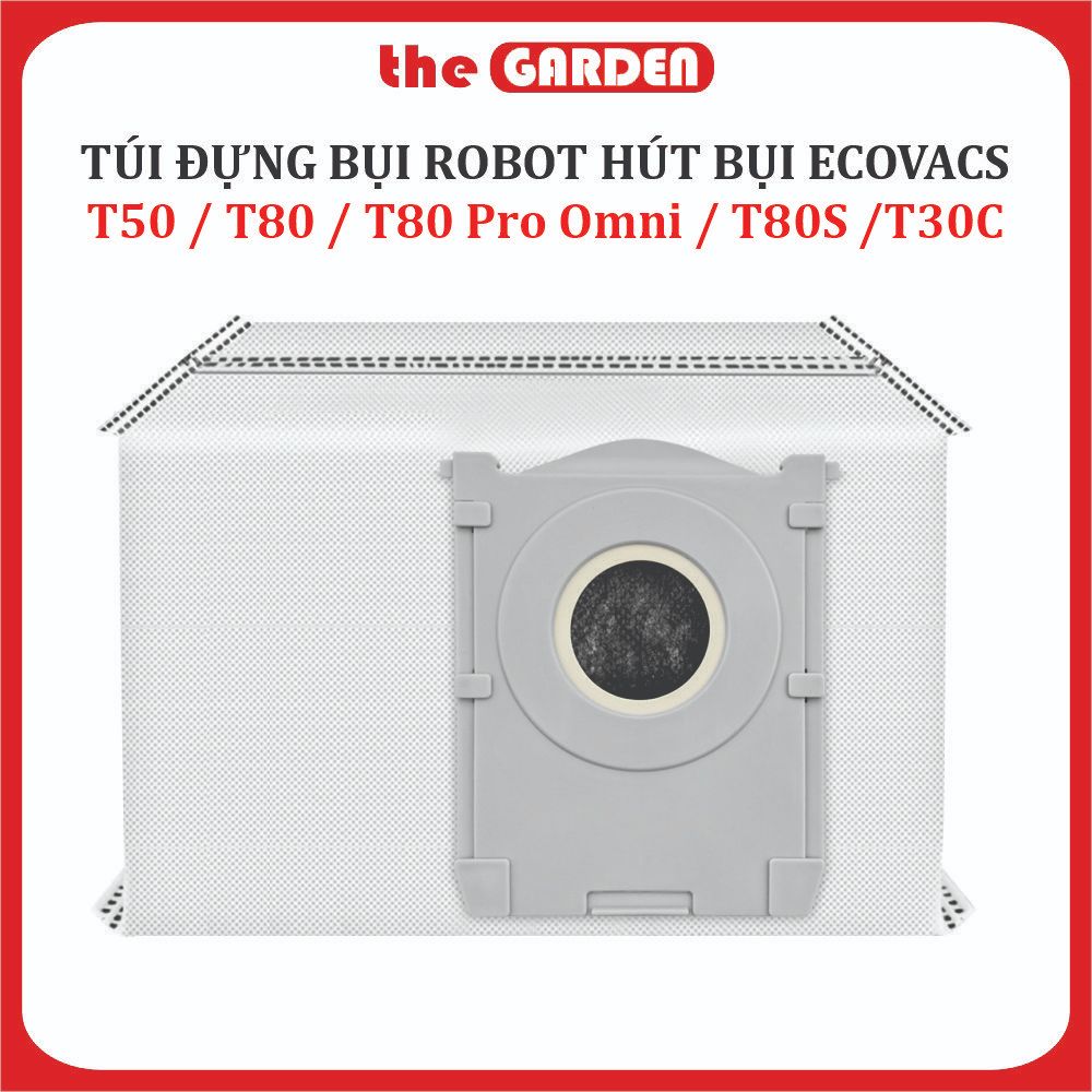 อุปกรณ์เสริมถุงขยะ ถุงเก็บฝุ่น สําหรับ Ecovacs Deebot T50, T80, T80 Pro Omni, T30C Robot ถังขยะอัตโน