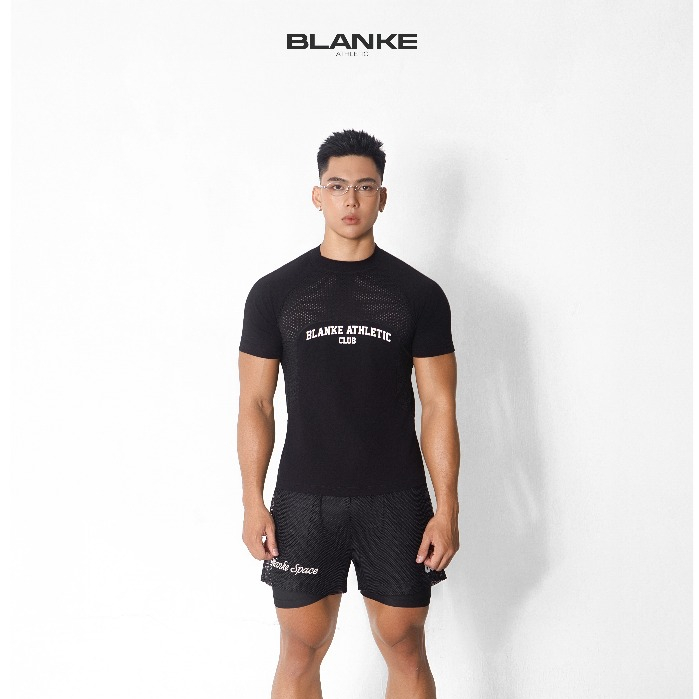 MESHMER TEE BLAKE BLANKESPACE เสื้อยืดผ้าฝ้าย 4 ทิศทาง Unisex ราคา ถูกที่สุด ดีลบีเคเค แกลเลอรีภาพที่ 5