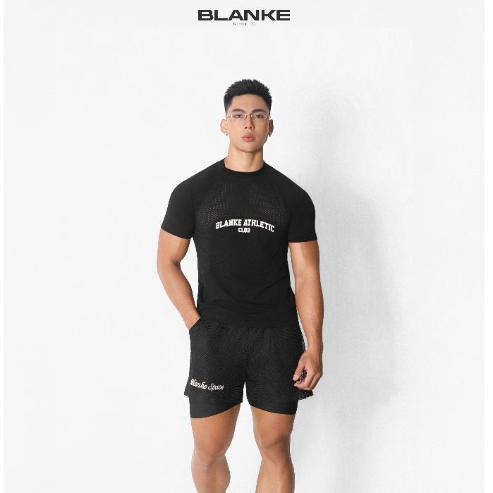 MESHMER TEE BLAKE BLANKESPACE เสื้อยืดผ้าฝ้าย 4 ทิศทาง Unisex ราคา ถูกที่สุด ดีลบีเคเค แกลเลอรีภาพที่ 6
