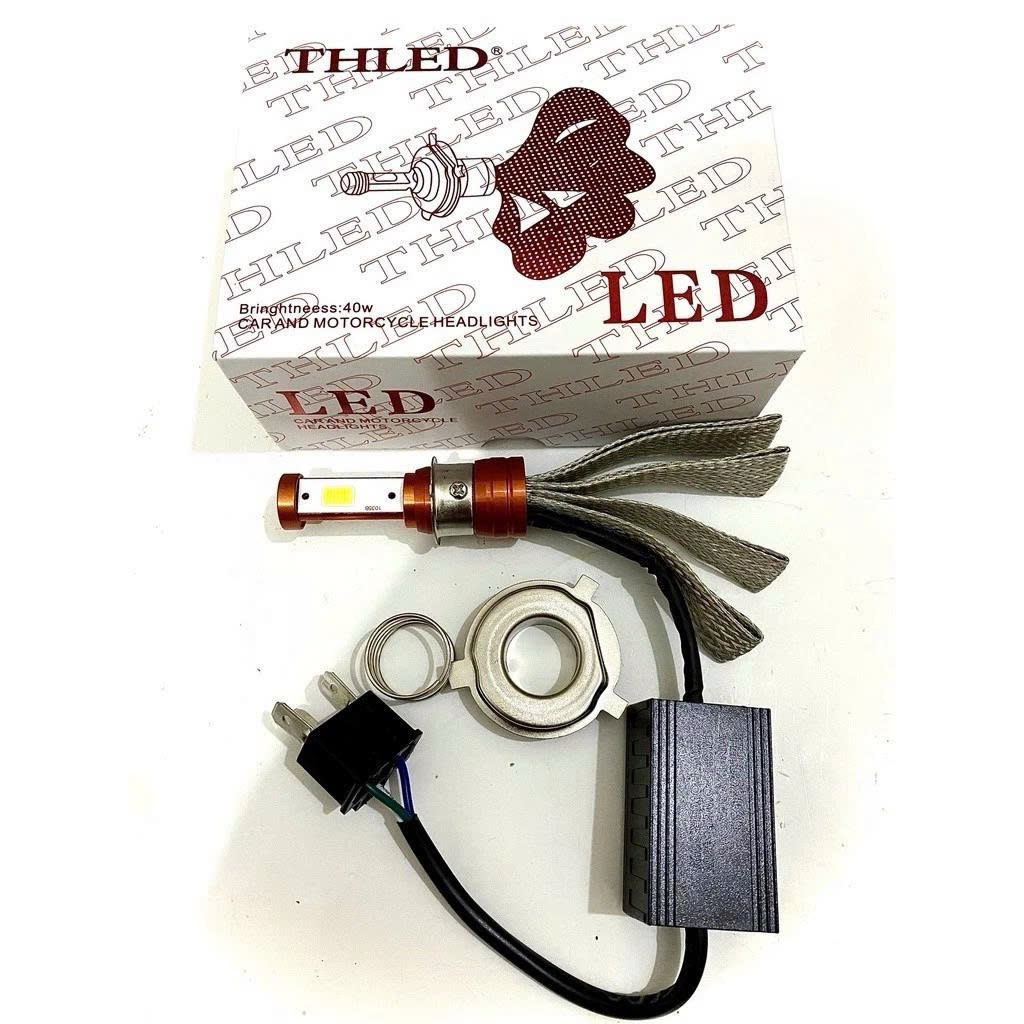 CYT หม้อน้ํานกยูงไฟท้าย LED ไฟหน้า 3 ขา H4 และ M5 - 2025 Ma777 สว่างมาก