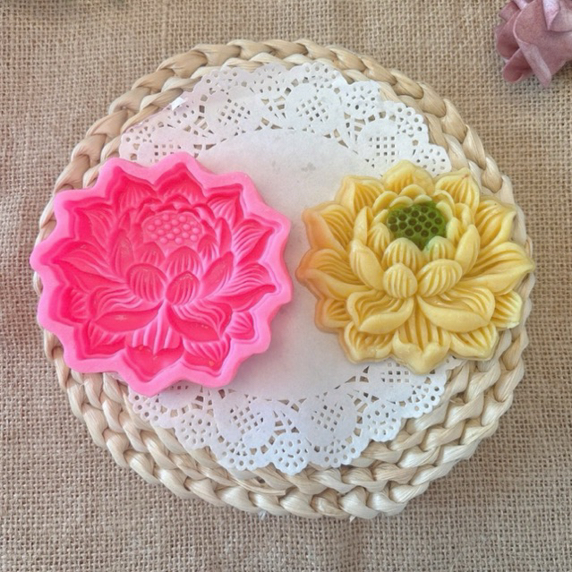 แม่พิมพ์ซิลิโคน Hong Pat สําหรับสร้างหน้าดอกบัว 8 - S53