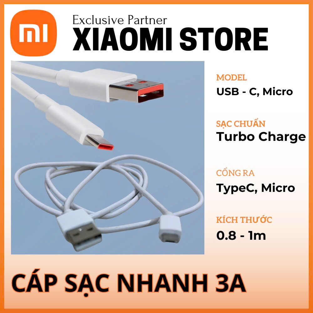 Xiaomi Fast Charger, Xiaomi Charger - สายชาร์จเร็ว, Fast Charger, Mi Turbo Charge Charger, 33W, 67W,