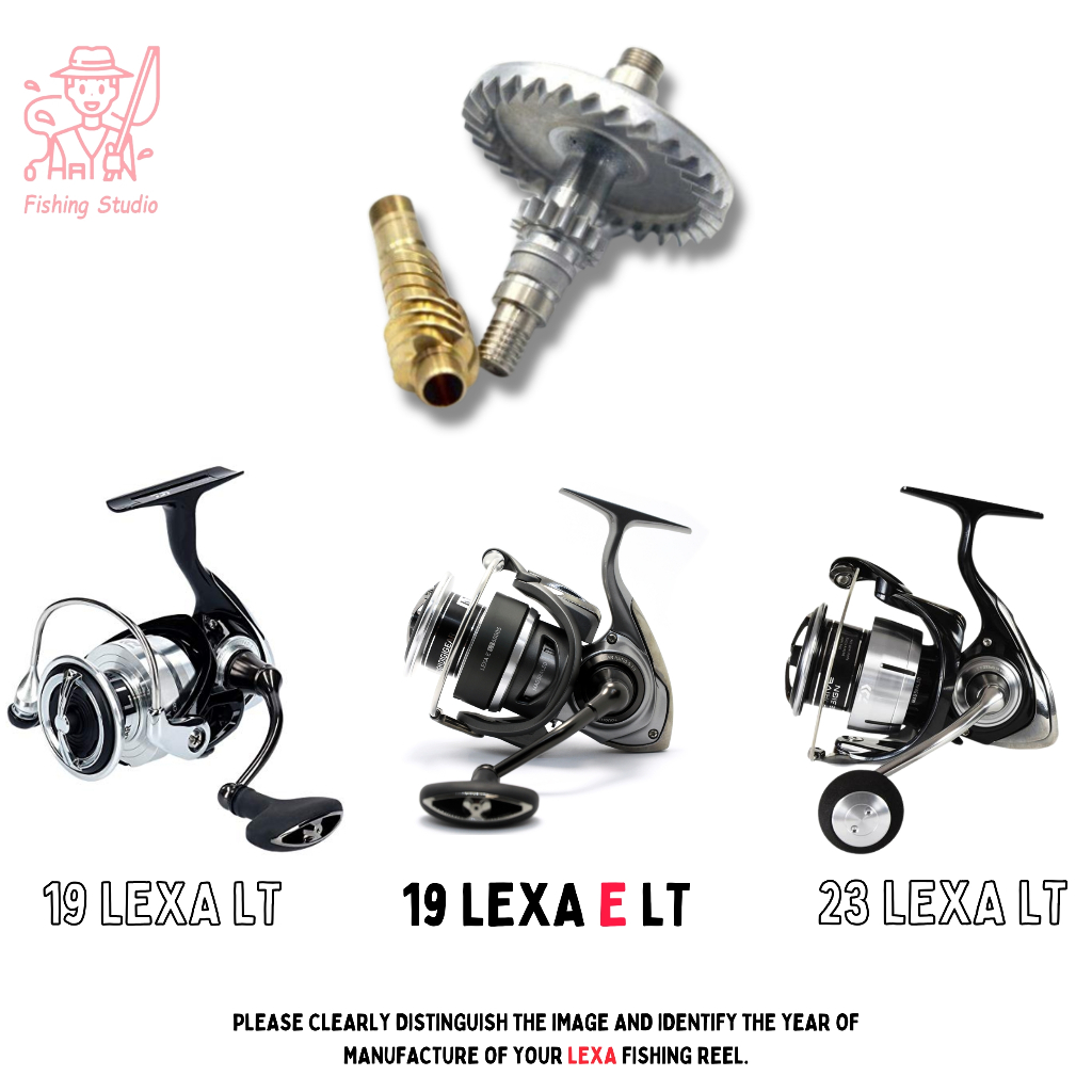 Daiwa 23 LEXA / 19 LEXA E LT ชุดเกียร์และเฟืองรอกตกปลาแนวตั้ง