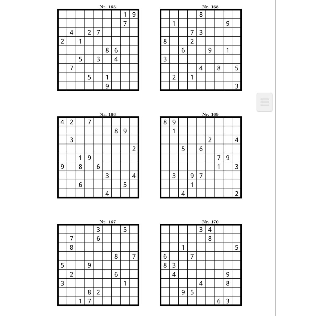 700 Sudoku Lessons ยากระดับ 9x9 - พร้อมคําตอบ (7 เล่ม)