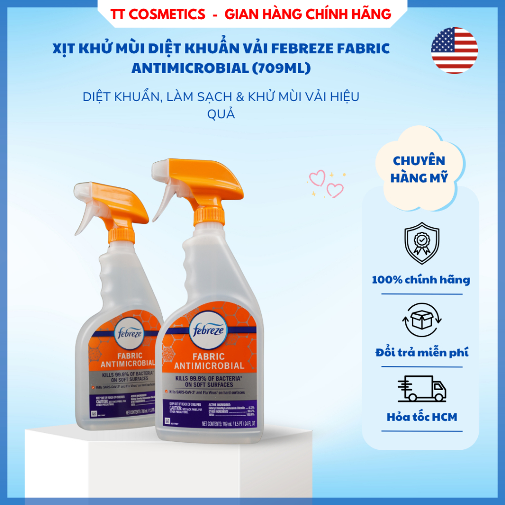 Febreze Fabric Antimicrobial Spray 709ml