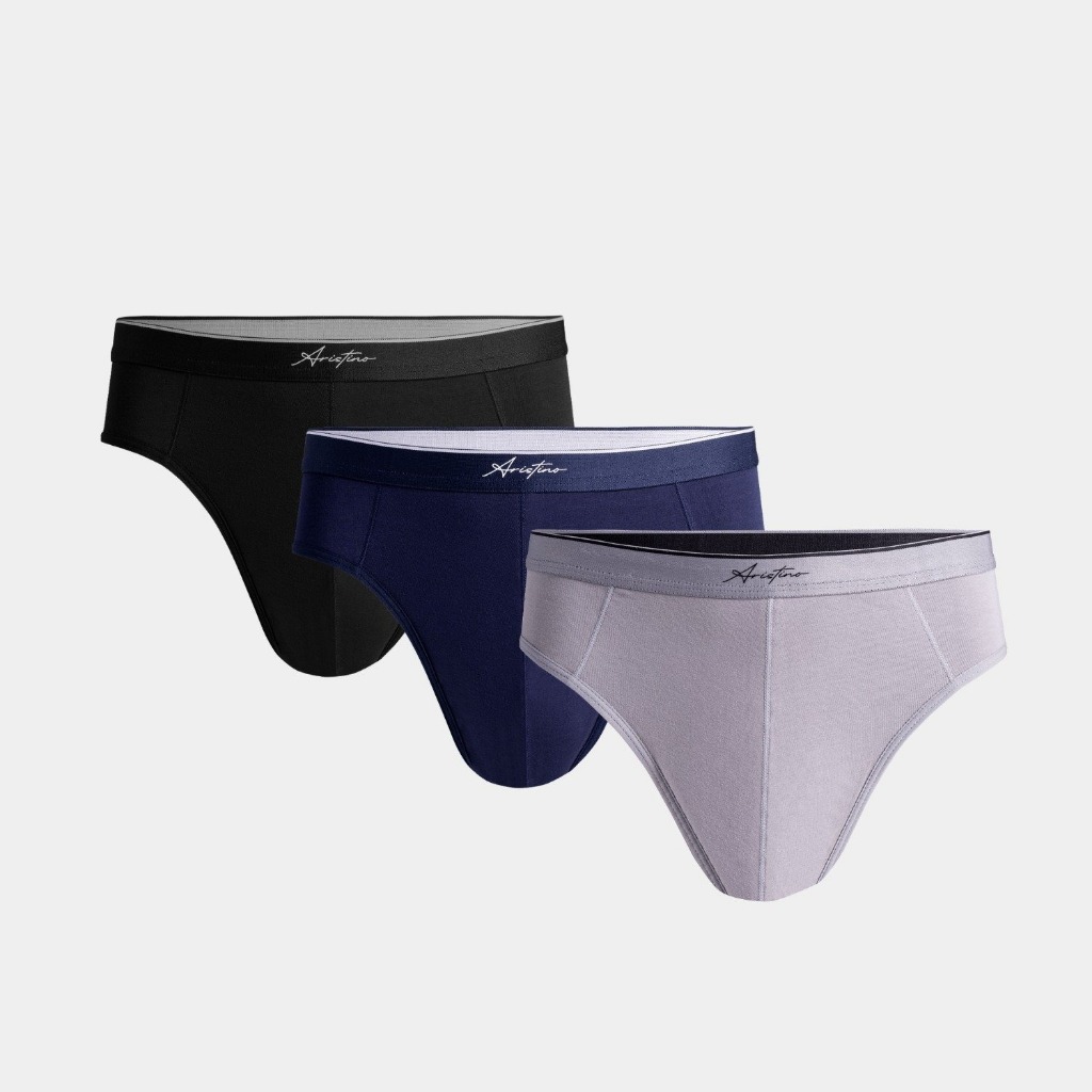 ARISTINO กางเกงชั้นในชาย ทรงบางเบา ทรงสลิม ผ้าคอตตอนเนื้อนุ่ม โปร่ง ABF006EDP01
