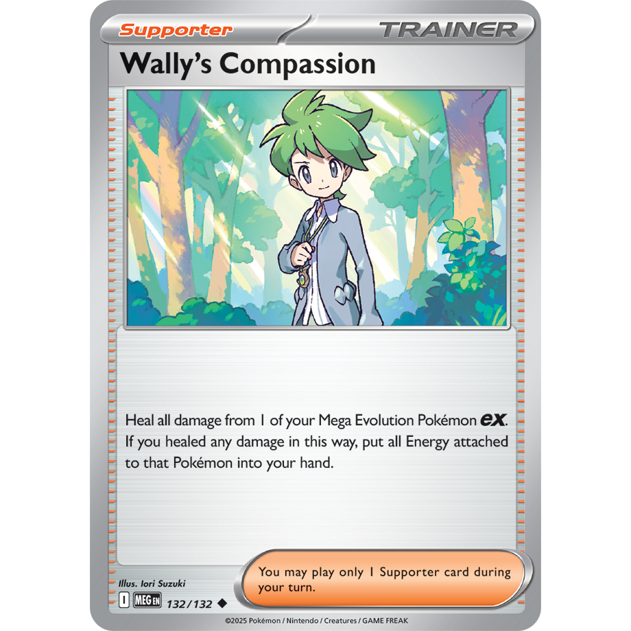 [KW2 Pokemon] [EN] การ์ด 132/132 - Compassion ของ Wallys - MEGEN