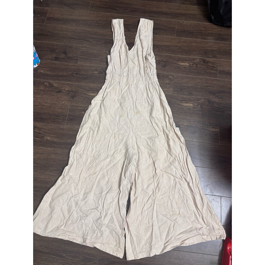 2มือ. จั๊มสูทขายาวสีกากี S. q28