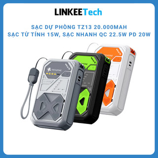 Bộ Sạc Nhanh Dự Phòng 10000 20000 Tích Hợp Sạc Từ Tính, Dây Sạc Đa Năng, Hỗ Trợ Sạc nhanh 22.5W PD