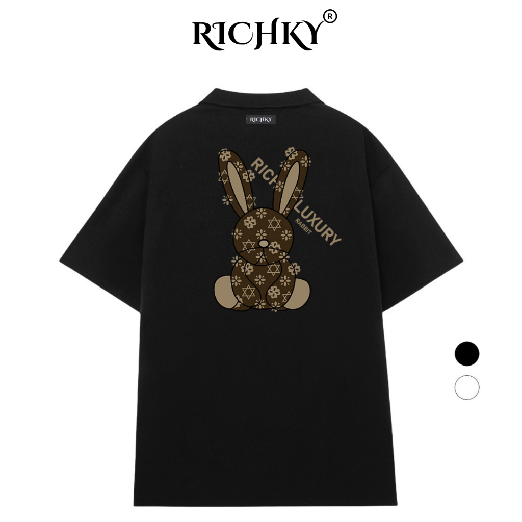Richky Luxury Premium Polo Collar Tee Bunny vLv Luxury
