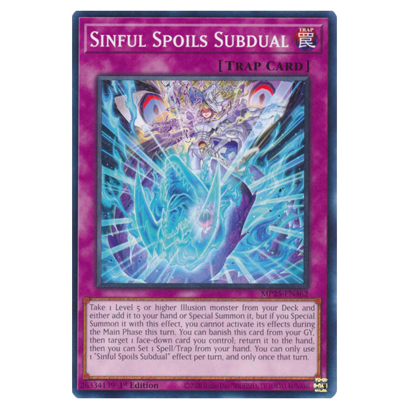 Sinful Spoils Subdual - Common TCG UK - MP25-EN362