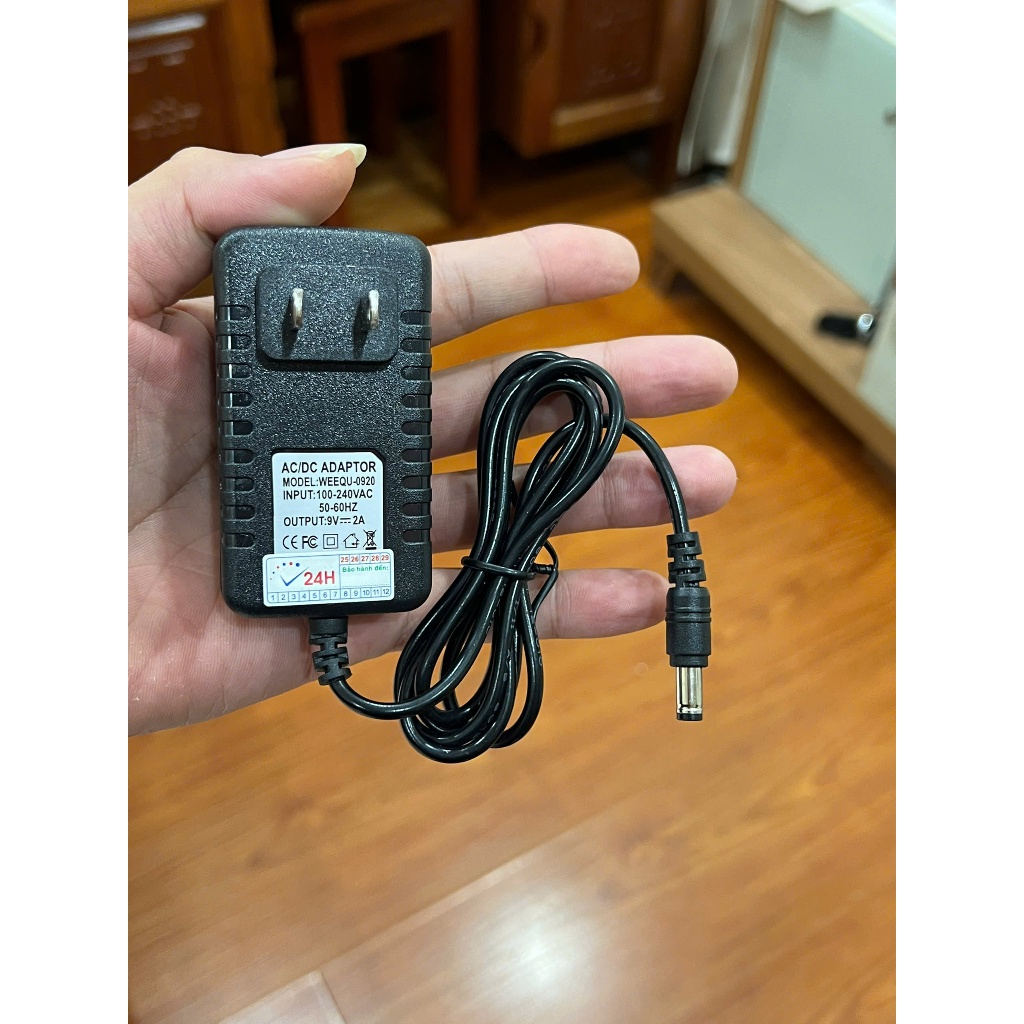 อะแดปเตอร์ไฟ DC 9V สําหรับ BOSS ME-25 แป้นเหยียบกีตาร์ – คุณภาพดี – 12 เดือน