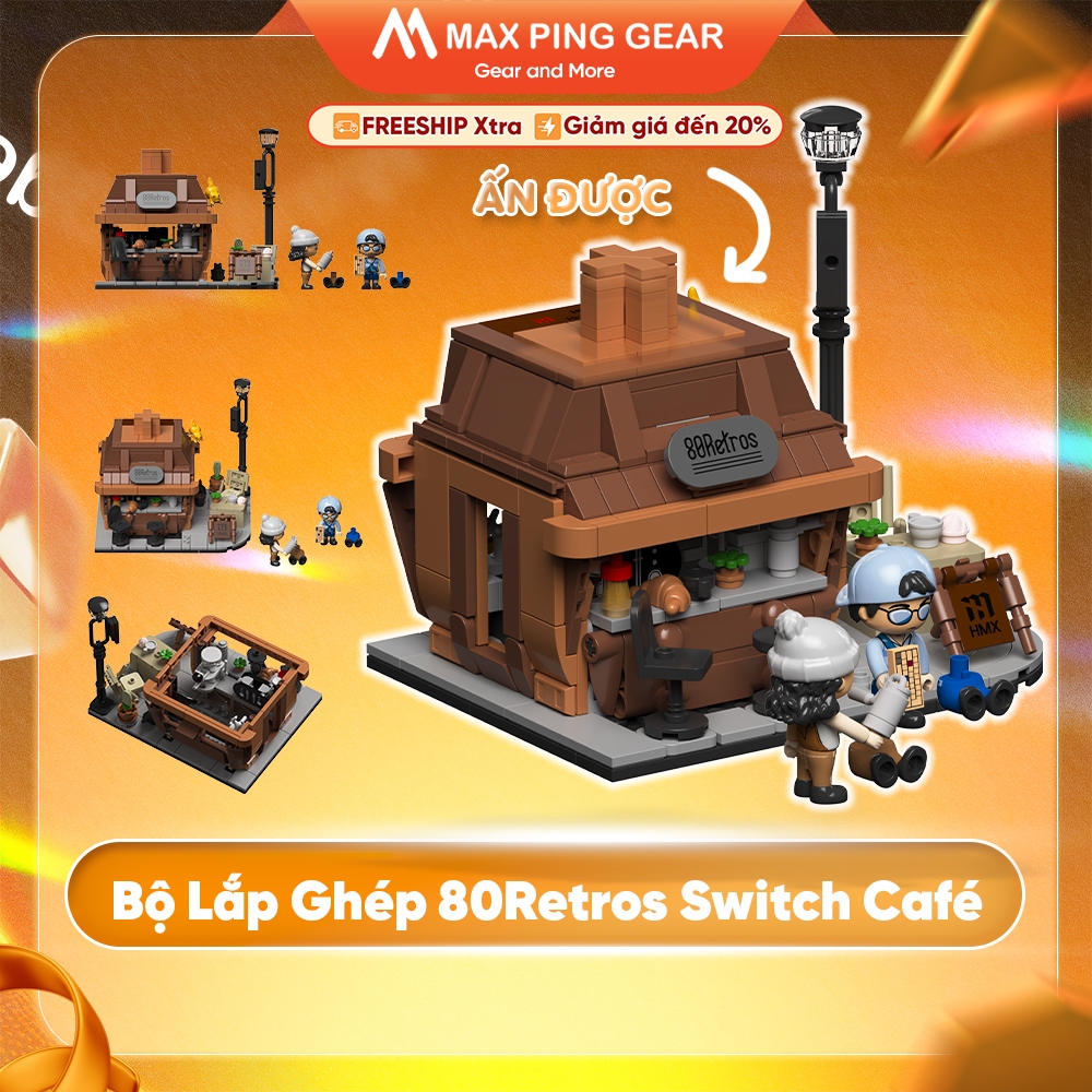 [FIRE] ชุดประกอบแบบโต้ตอบ 80Retros Switch Café Lego - Maxpinggear