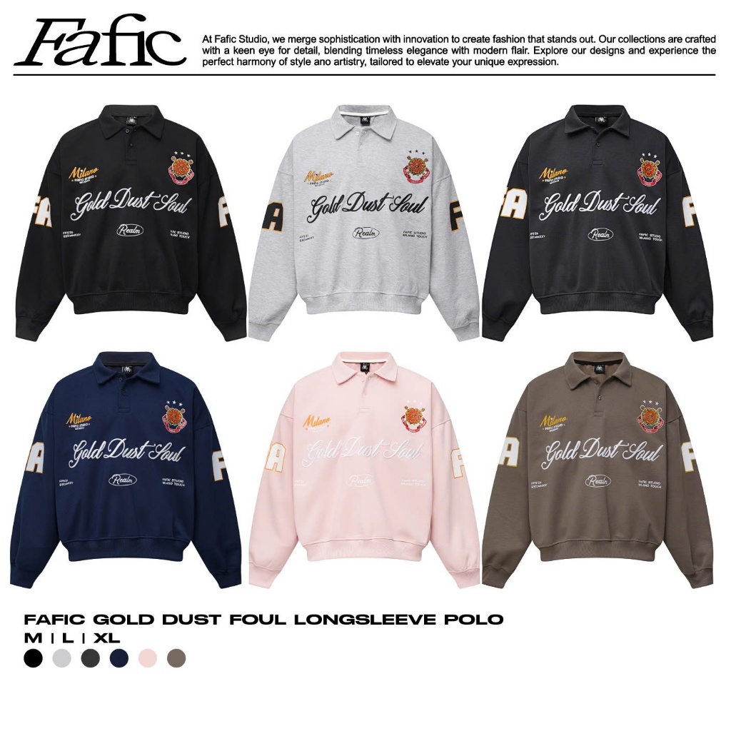 SOUL FAFIC Studio Mens Menswear เสื้อสเวตเตอร์พิมพ์ลาย boxy 2-skin felt pocket