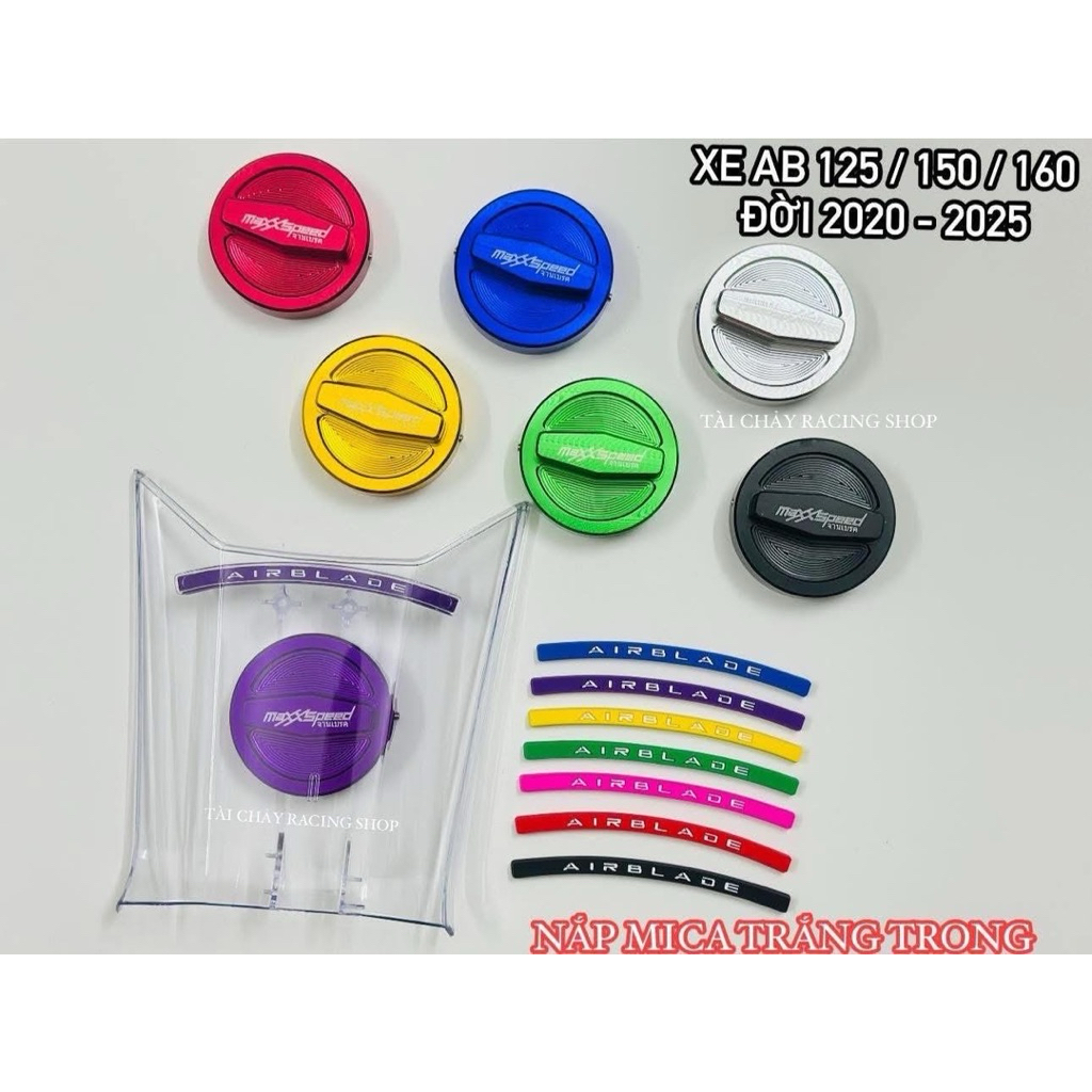 [ 1 ชิ้น ] CLEAR WHITE MICA COVER TANK COVER สําหรับ AB 125i / 150i / 160i 2020 - 2025