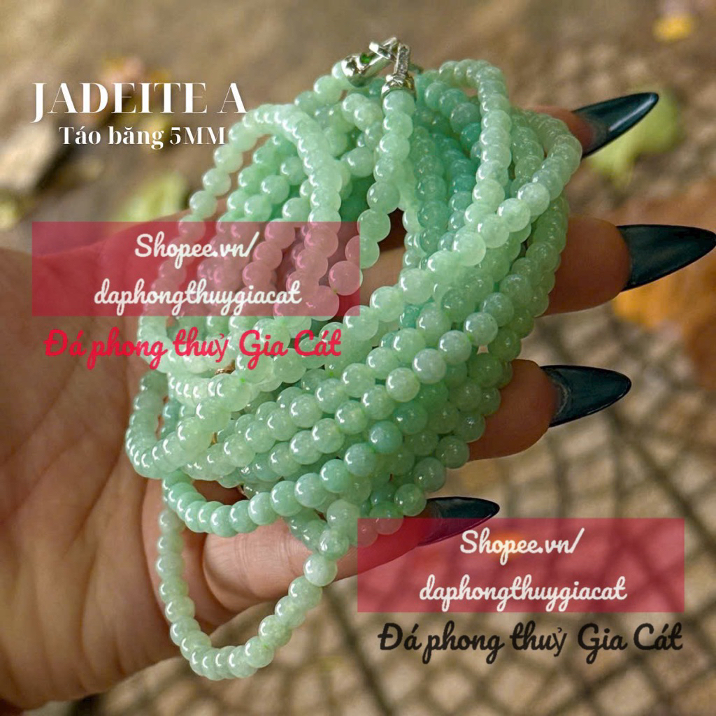 ห่วงโซ่สร้อยข้อมือ 3 วง Apple Ice Marble ขนาด 5 มม. สินค้าตรวจสอบสินค้า Svip