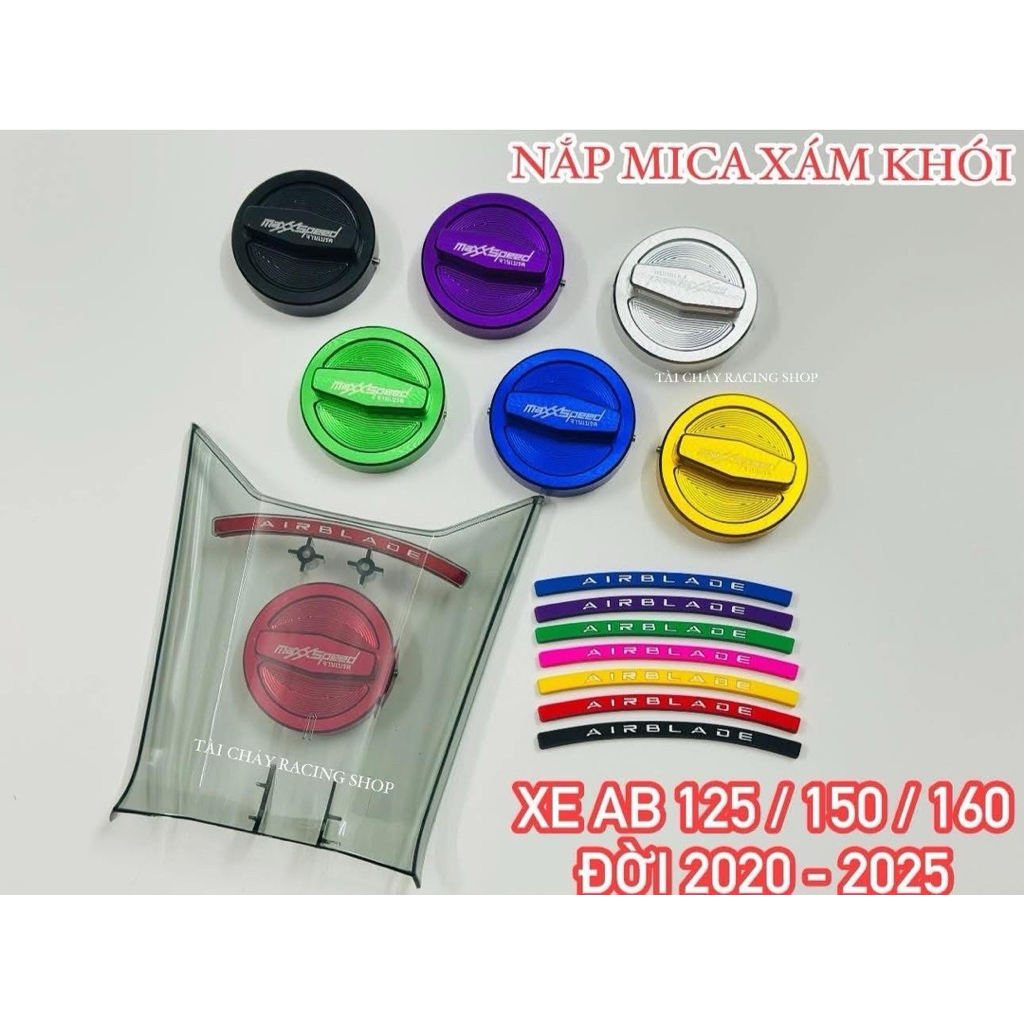 [ 1 ชิ้น ] SMOKE GREY MICA LID COVER TANK COVER สําหรับ AB 125i / 150i / 160i 2020 - 2025