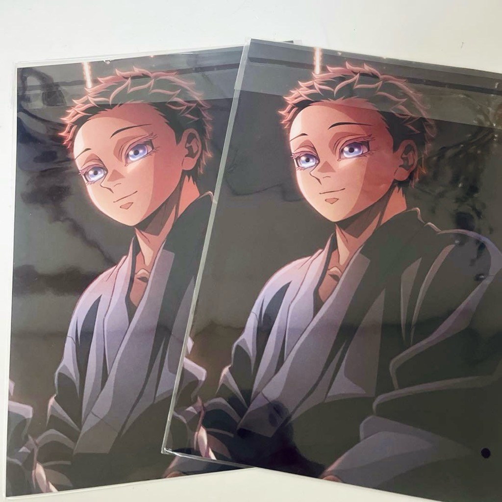 [ของแท้] โปสเตอร์ Akaza Hakuji/เมืองไร้ความเจ็บปวด - KNY Kimetsu No Yaiba ดาบสังหารปีศาจ