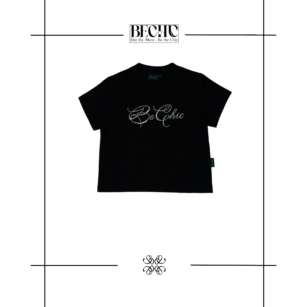 BABY TEE WITH STONE - BECHIC CLUB
