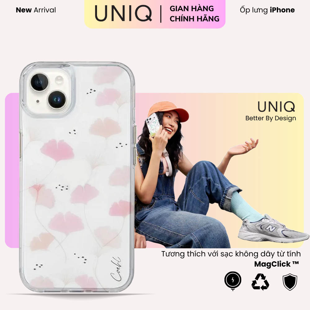 UNIQ COEHL MEADOW IPHONE 14 Case - กันกระแทก ป้องกันกล้อง