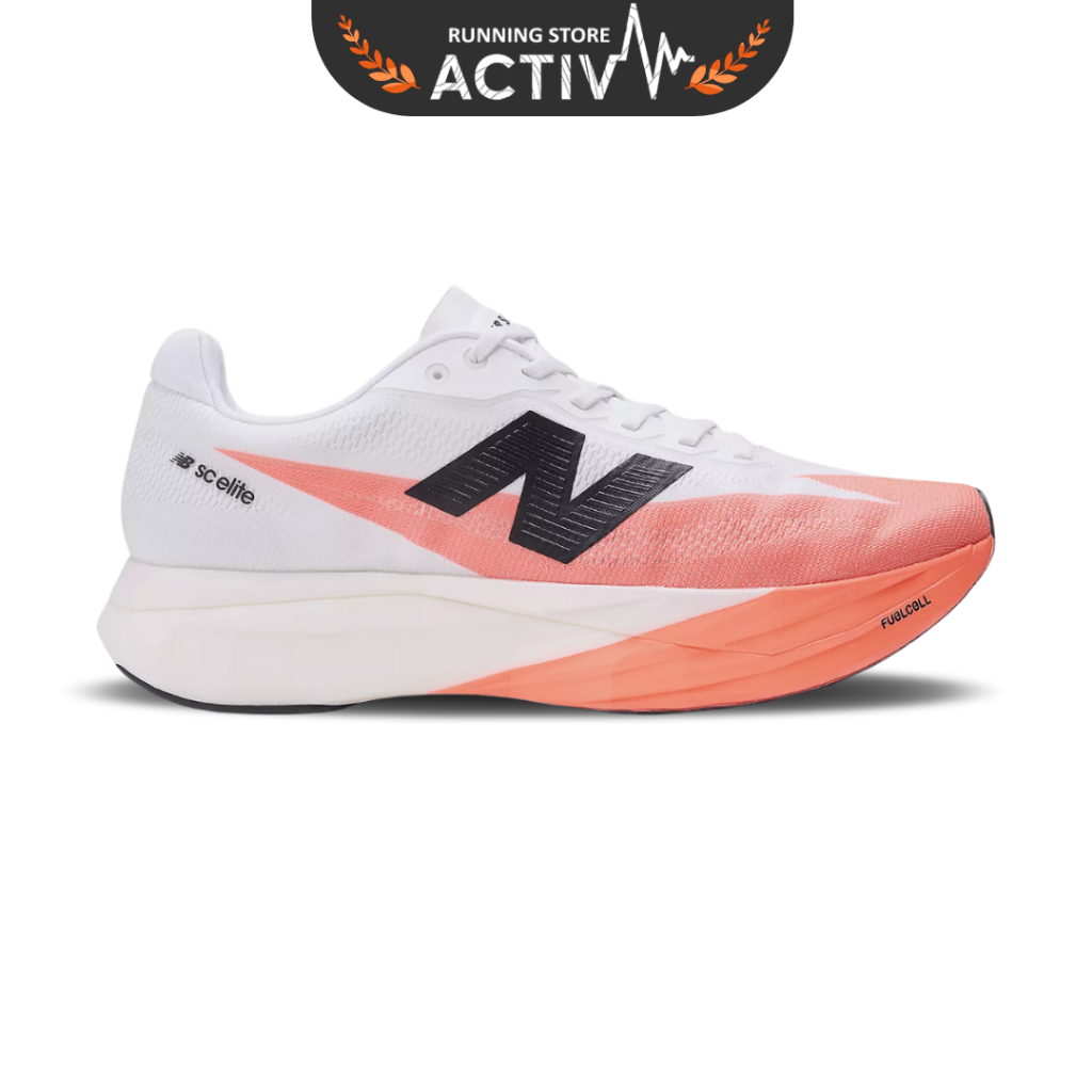 รองเท้าวิ่งผู้ชาย New Balance FuelCell SC Elite V5 - สีแดง/ขาวด่วน