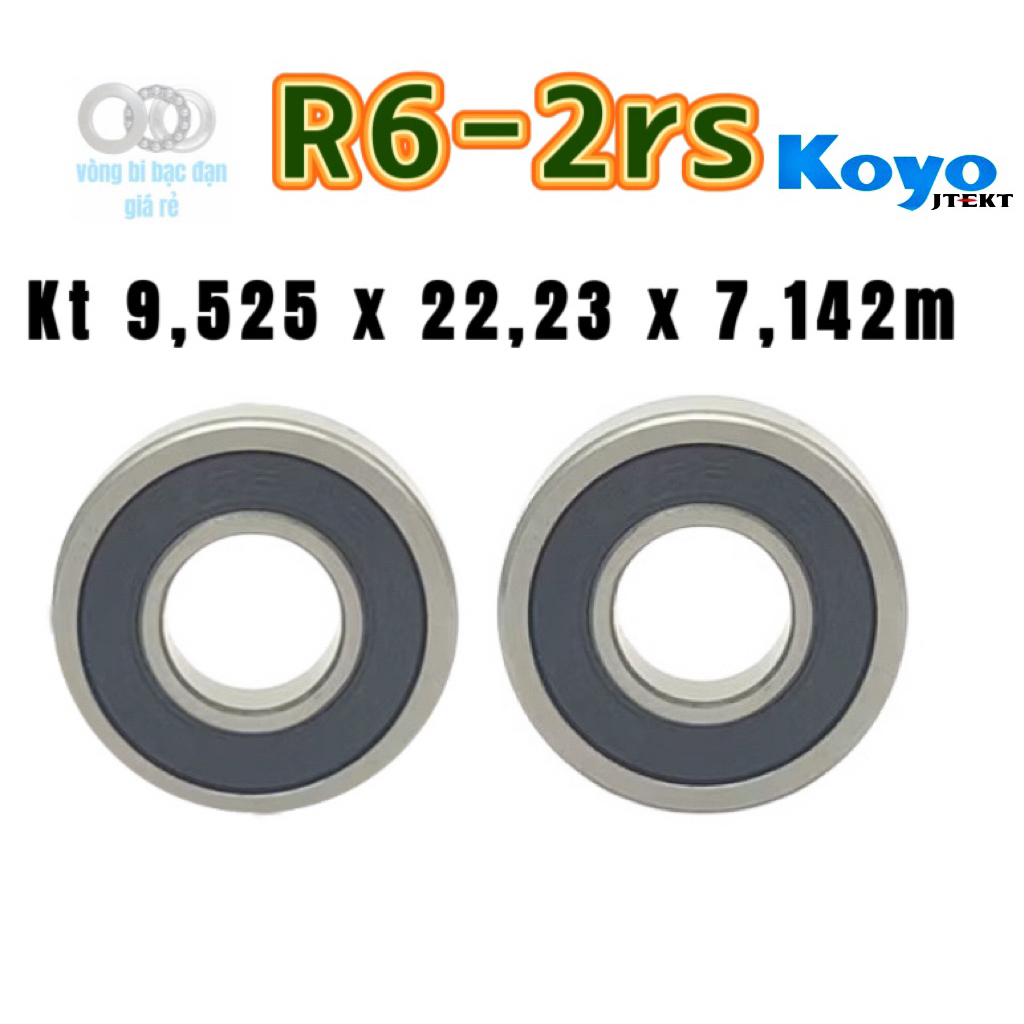 R6-2rs Koyo Bearing Kt 9,525x22,23x7.142m