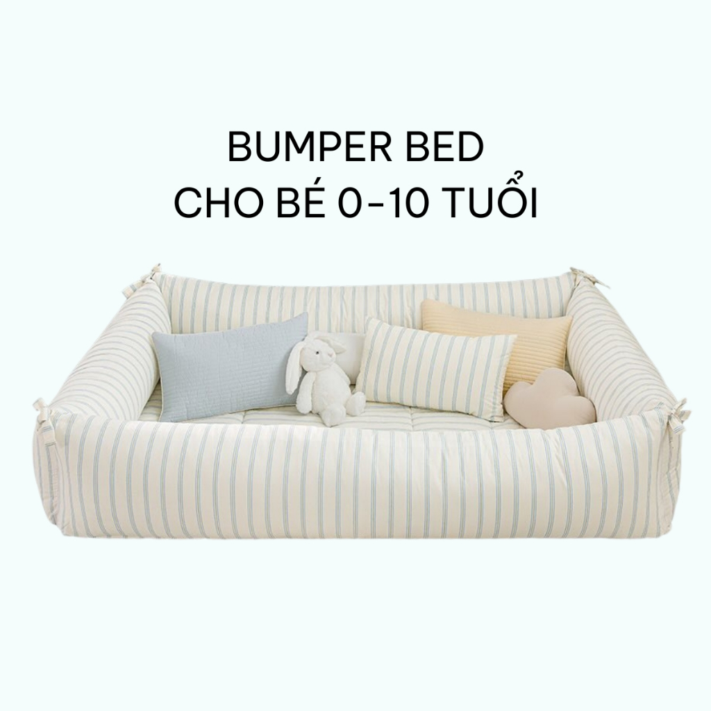 Mummim Kids Bumper Bed - ที่นอนอเนกประสงค์เกาหลี montessori Bed สําหรับเด็กทารก สายรัดนิรภัย ทําความ